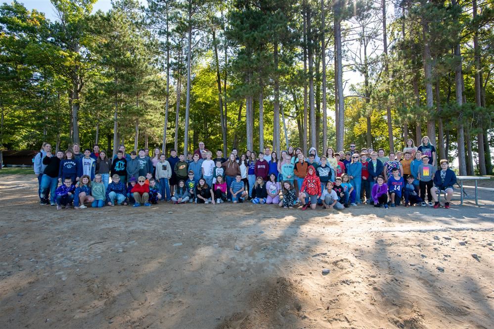  5th grade students during the Conservation Field Day